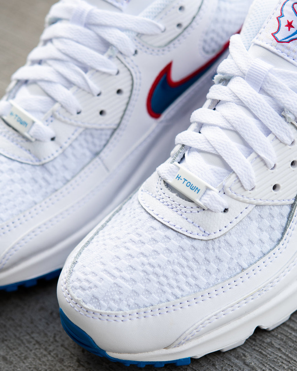 Nike NFL Rivalry Air Max 90 Texans - White/Italy Blue