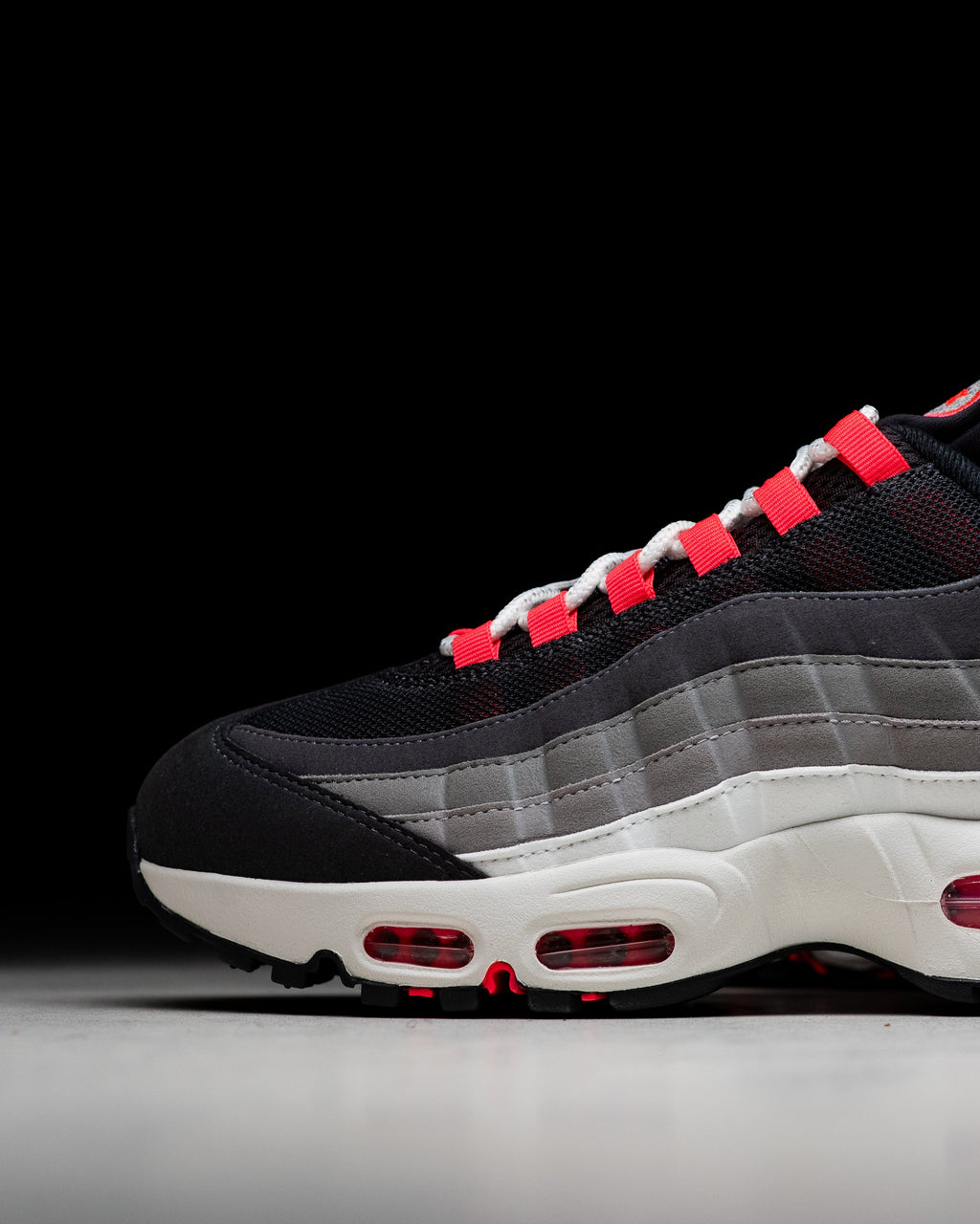 Nike Air Max 95 OG Premium 'Infrared' - Anthracite/Solar Red
