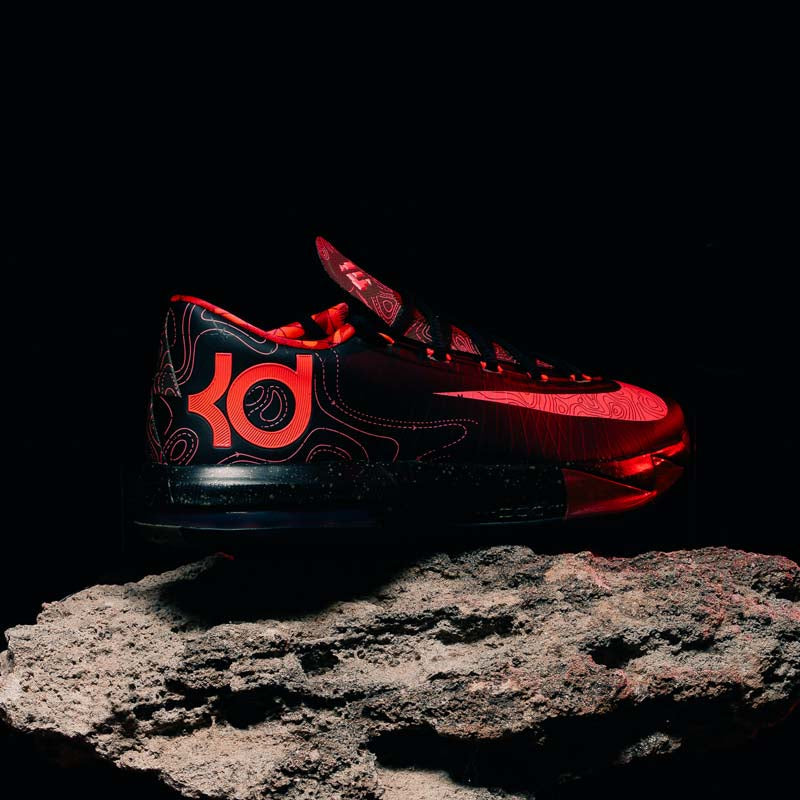 Nike KD 6 'Meteorology' - Black/Atomic Red